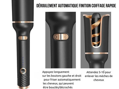 Spin-n-Curl - Fer à friser à rotation automatique